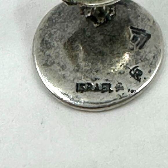 Silpada Israel Pink Cat Dog Sterling Silver Necklace Earring Set 925 Pet Jewelry - Picture 5 of 11